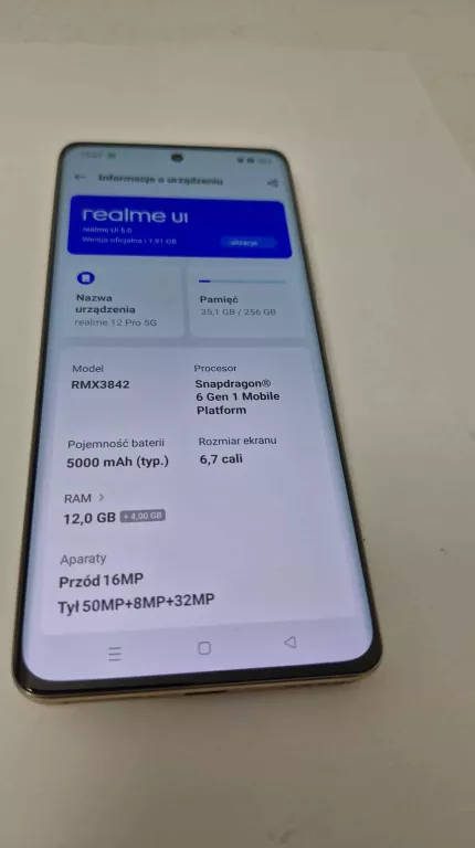 TELEFON REALME 12 PRO 12/256 GB