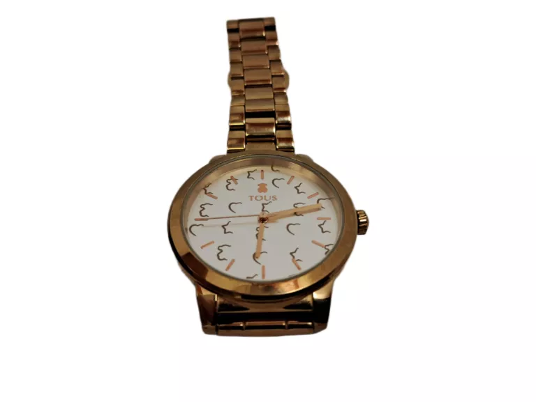 ZEGAREK TOUS GLAZED  ZE STALI SZLACHETNEJ Z BIAŁĄ TARCZĄ OKAZJA!