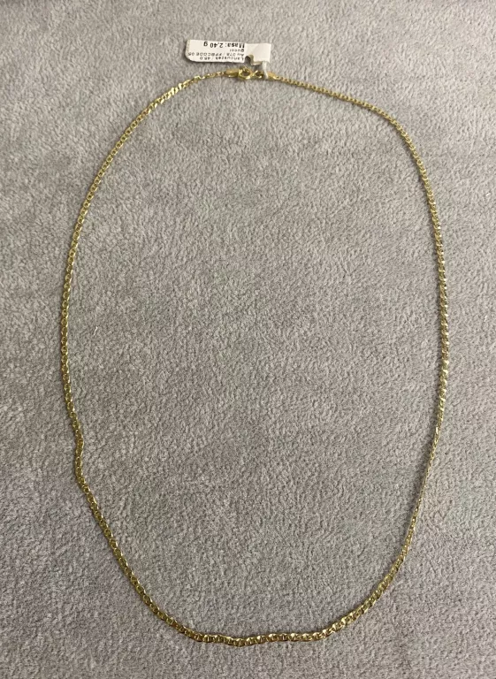 ZŁOTY ŁAŃCUSZEK GUCCI 375/2.4G