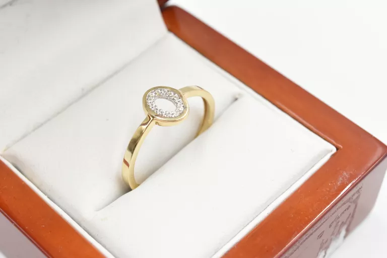 ZŁOTY PIERŚCIONEK 585