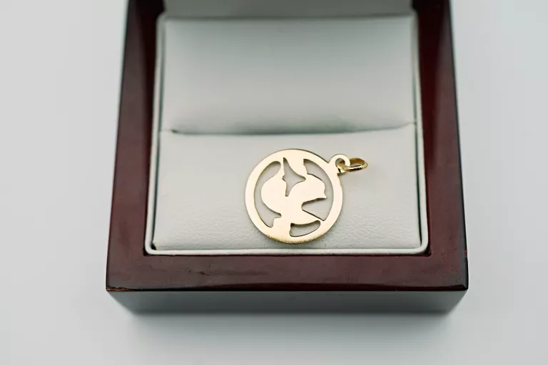 ZŁOTA ZAWIESZKA ZNAK ZODIAKU - KOZIOROŻEC - 333 - 1,10G - WISIOREK