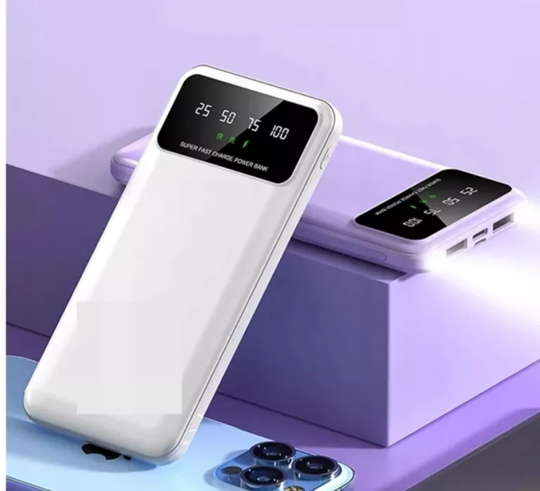 POWERBANK ŁĄDOWARKA PRZENOŚNA 10000MAH KOMPAKTOWA UNIWERSALNA