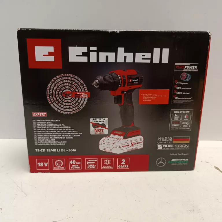 WIERTARKO-WKRĘTARKA EINHELL TE-CD 18/40 LI