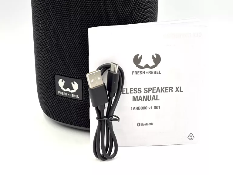GŁOŚNIK PRZENOŚNY FRESH N REBEL XL 24W 1ARB800BL USB-C LED CZARNY
