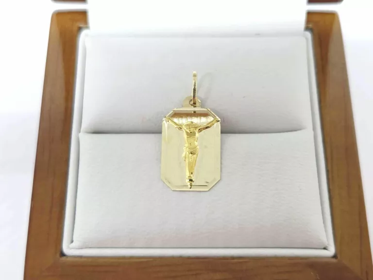 NIENOSZONA ZŁOTA  ZAWIESZKA JEZUS 585 0,89G