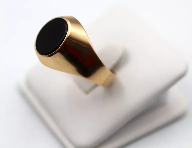 ZŁOTY SYGNET ONYX P585 R28 W. 5,16G