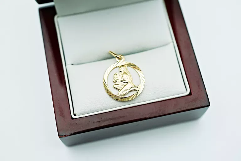 ZŁOTY WISIOREK ZNAK ZODIAKU - PANNA - PR.333 8K 1,17G