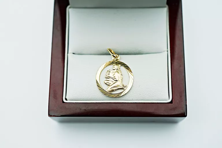 ZŁOTY WISIOREK ZNAK ZODIAKU - PANNA - PR.333 8K 1,17G