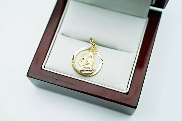 ZŁOTY WISIOREK ZNAK ZODIAKU - PANNA - PR.333 8K 1,17G