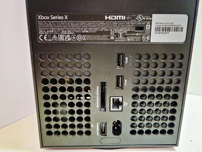 KONSOLA XBOX SERIES X 1TB KOMPLET 2 PADY ZASILACZ