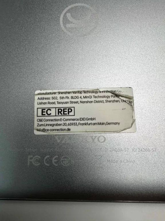 TABLET VANKYO MATRIXPAD KONTO GOOGLE / HASŁO