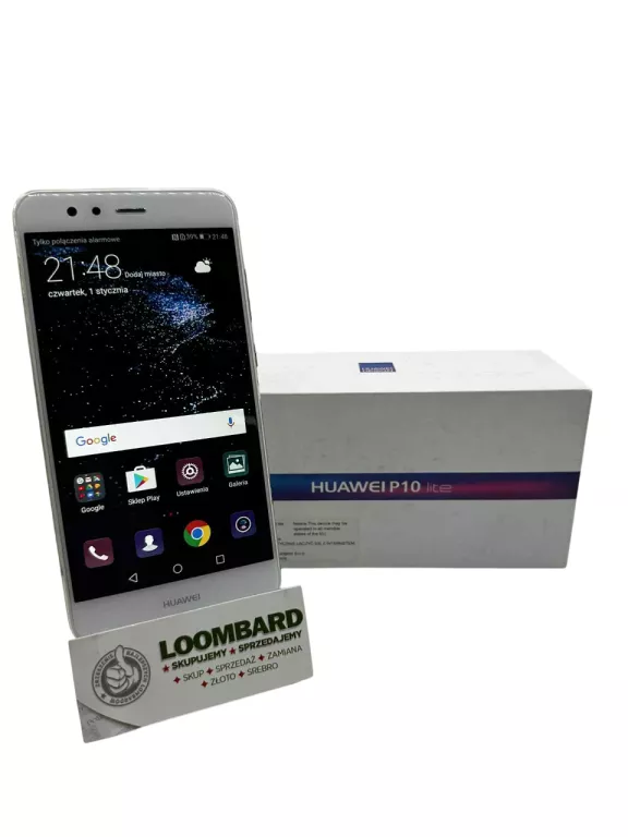 TELEFON HUAWEI P10 LITE BIAŁY 3/32 GB STAN IDEALNY!!