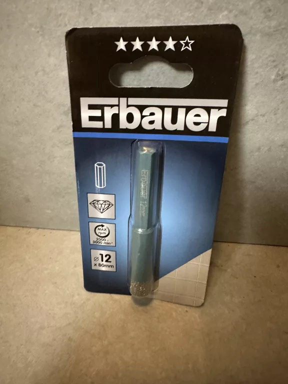 OTWORNICA DIAMENTOWA ERBAUER DRY HEX 12 MM