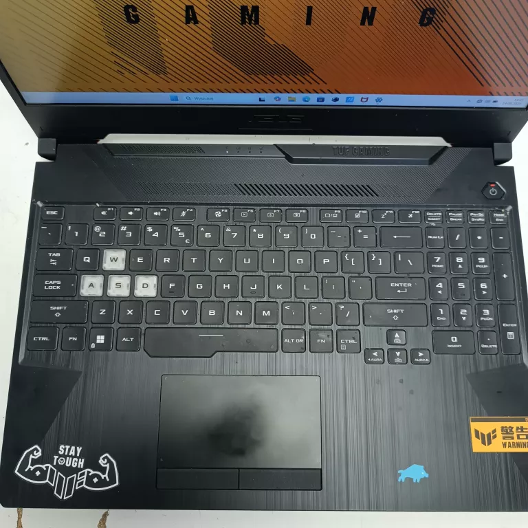 LAPTOP ASUS TUF GAMING F15 FX506L 15.6" IPS 144HZ I5-10TH 8/512GB GTX1650