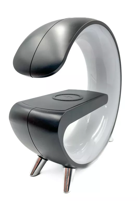 LPAMPKA NOCNA RGB BUDZIK / GŁOŚNIK / ŁADOWARKA INUKCYJNA