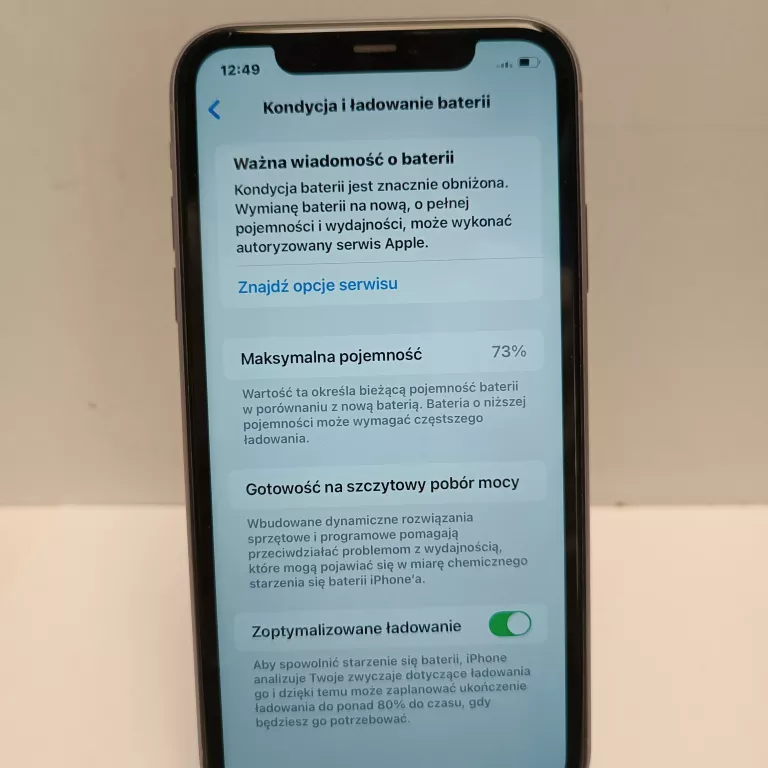 TELEFON IPHONE 11 64GB 73% BAT 64GB