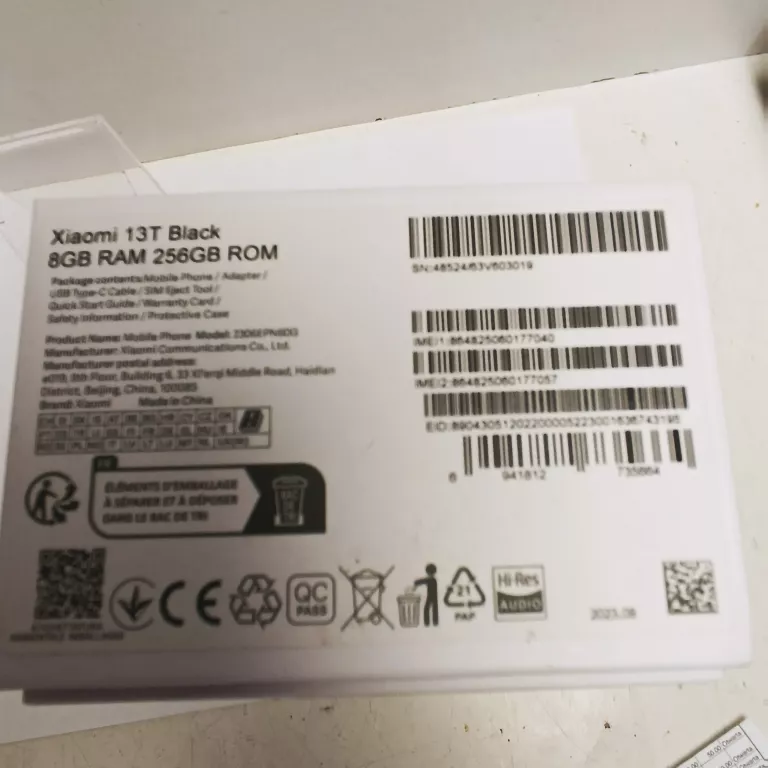 TELEFON XIAOMI 13T 8/256GB