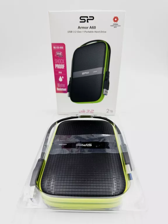 DYSK ZEWNĘTRZNY HDD SILICON POWER ARMOR A60 2TB 2,5" ZIELONY