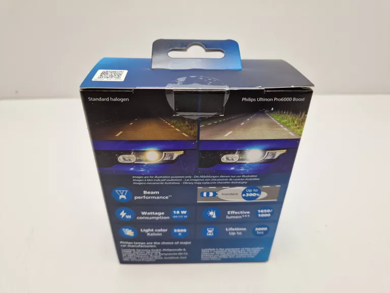 ŻARÓWKI SAMOCHODOWE LED PHILIPS ULTINON PRO6000 BOOST HL GEN2 P43T-38