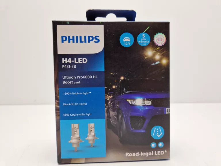 ŻARÓWKI SAMOCHODOWE LED PHILIPS ULTINON PRO6000 BOOST HL GEN2 P43T-38