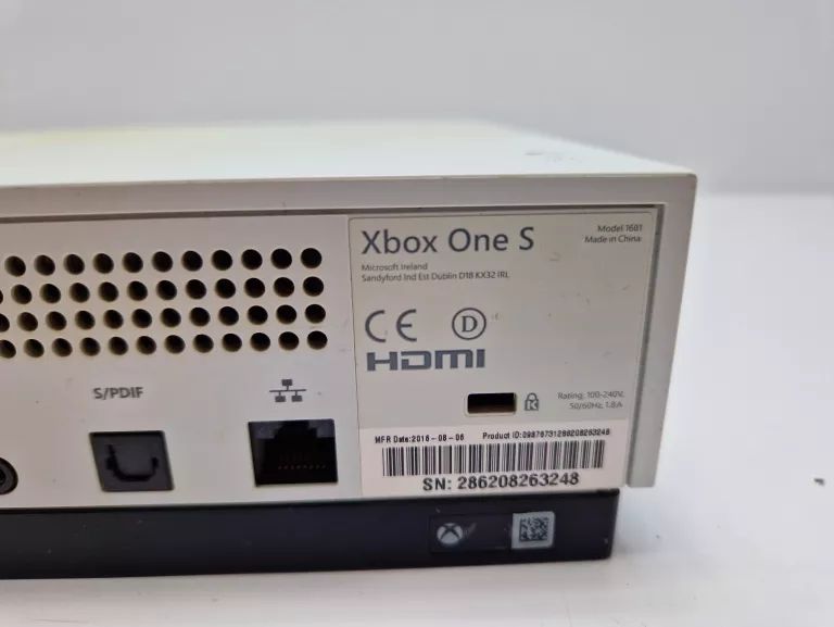 KONSOLA MICROSOFT XBOX ONE S 500 GB 1681