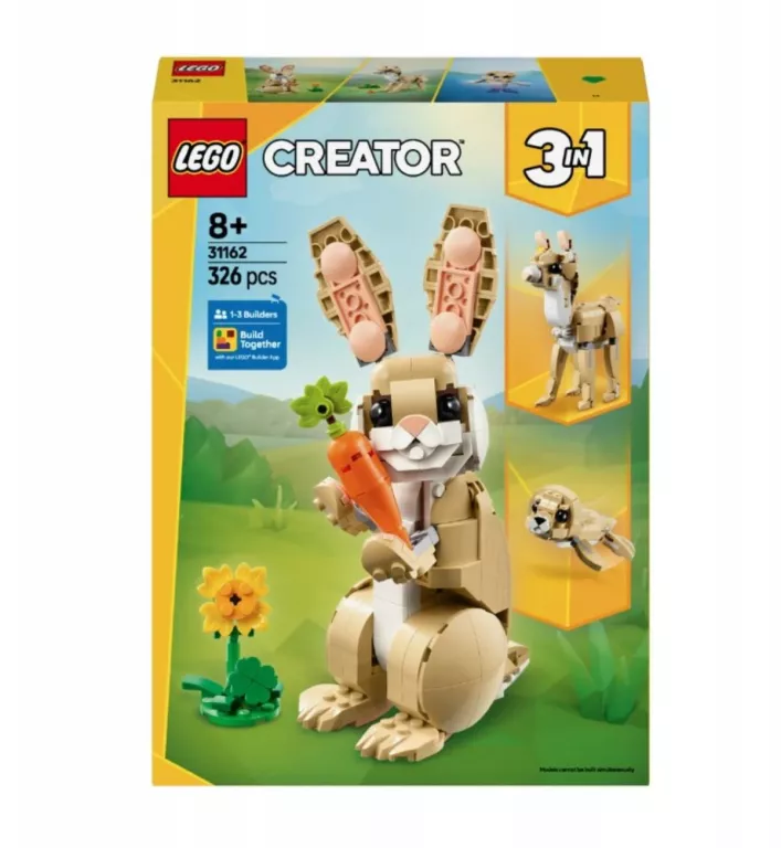LEGO CREATOR 3 W 1 31162 UROCZY KRÓLICZEK
