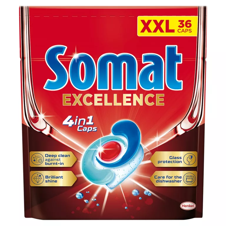 KAPSUŁKI DO ZMYWARKI SOMAT EXCELLENCE 4W1 36 SZT.