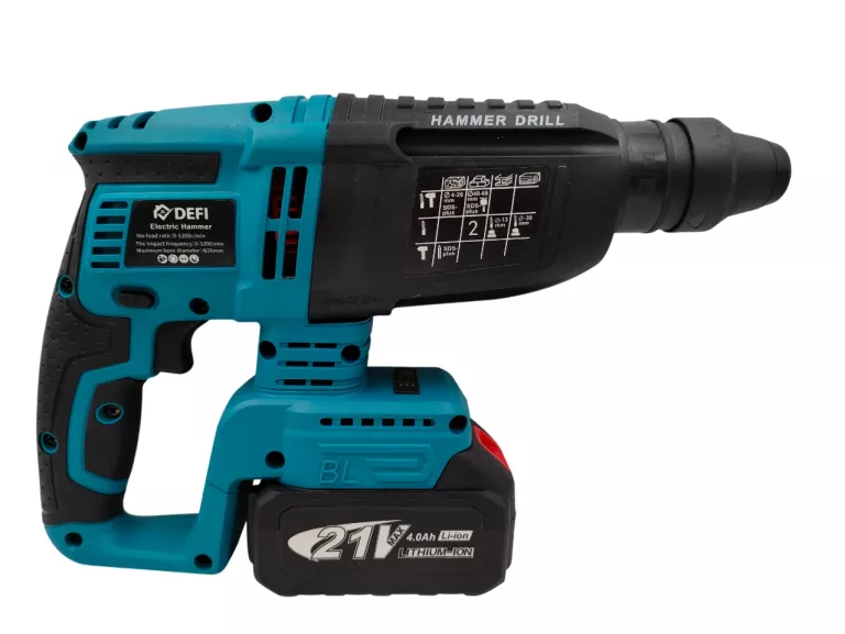 MŁOTOWIERTARKA DEFI + AKUMULATOR 4AH + ŁADOWARKA