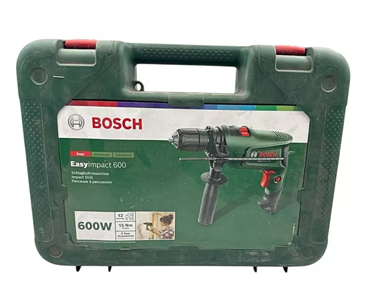 WIERTARKO-WKRĘTARKA UDAROWA BOSCH 230 V 600 W