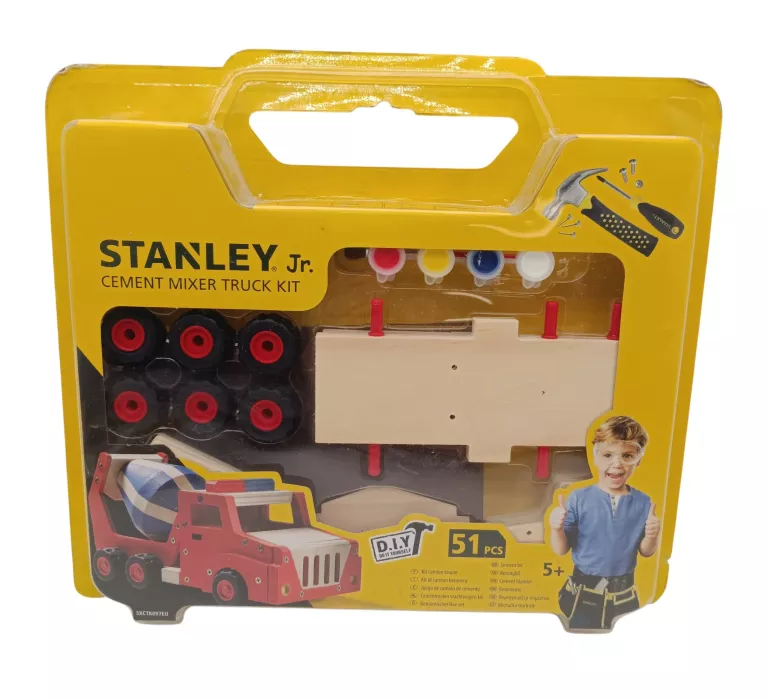 BETONIARKA CEMENT MIXER TRUCK KIT STANLEY JR