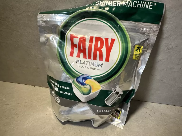 KAPSUŁKI DO ZMYWARKI FAIRY PLATINUM CYTRYNA 21 SZT