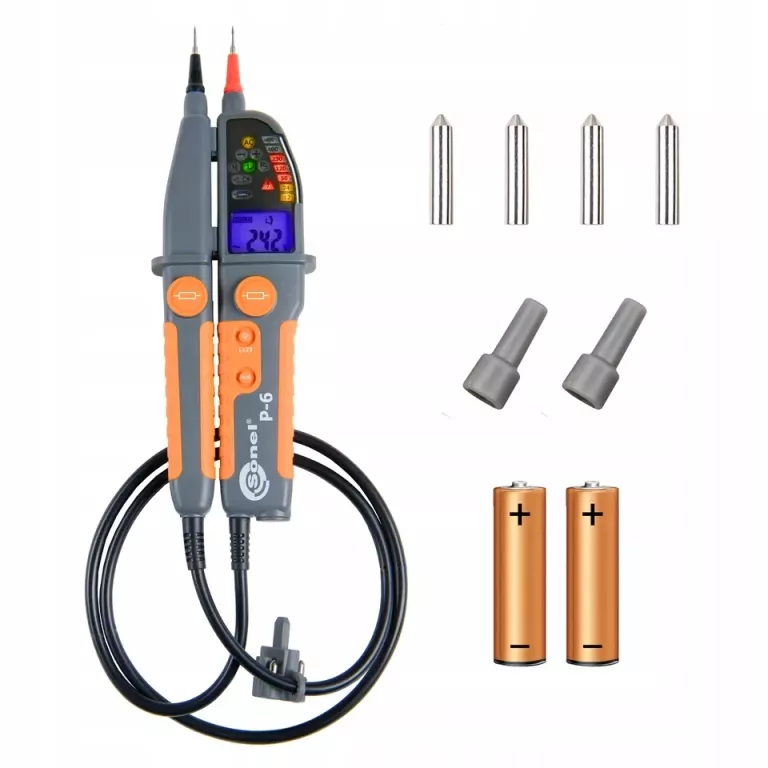 WSKAŹNIK NAPIĘCIA I KOLEJNOŚCI FAZ P-6 SONEL 1000V LCD WMGBP6