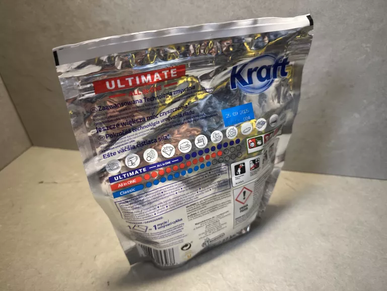 KAPSUŁKI DO ZMYWARKI ULTIMATE ALL IN ONE KRAFT 27 SZT. ANTI -DULL