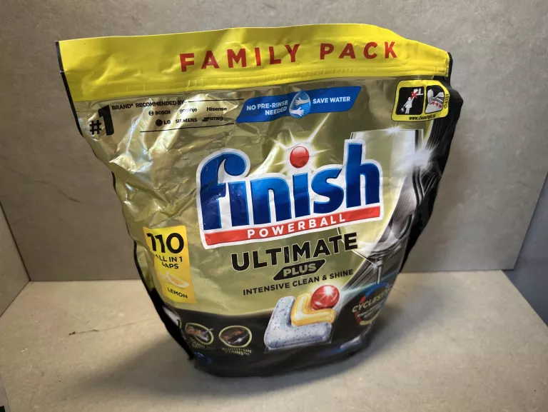 KAPSUŁKI DO ZMYWARKI FINISH POWERBALL ULTIMATE PLUS ALL IN 1 - 110 SZT.