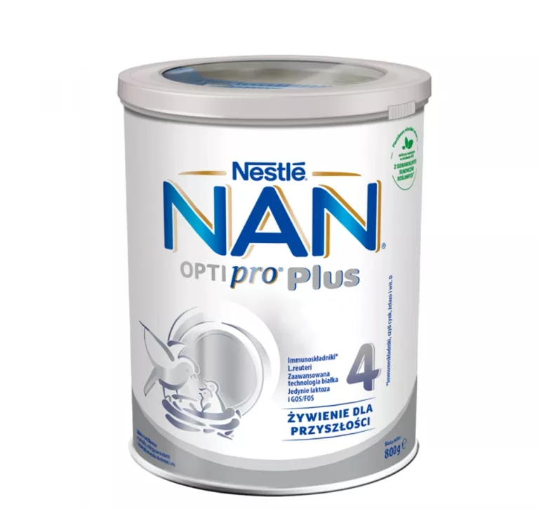 NESTLE NAN OPTIPRO PLUS 4 MLEKO MODYFIKOWANE 24M+ PUSZKA 800G