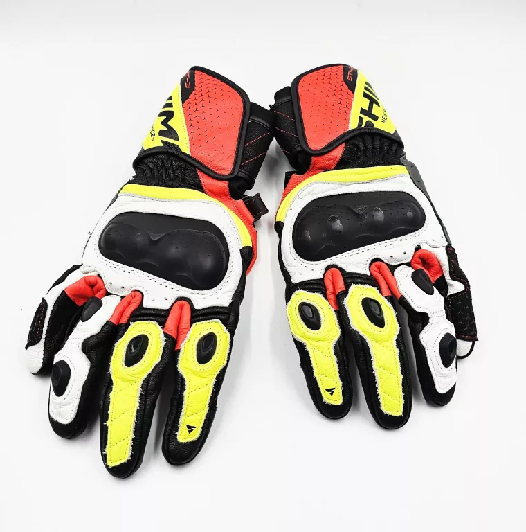 RĘKAWICE MOTOCYKLOWE SHIMA ST-3 FLUO / ROZMIAR M / 8.5