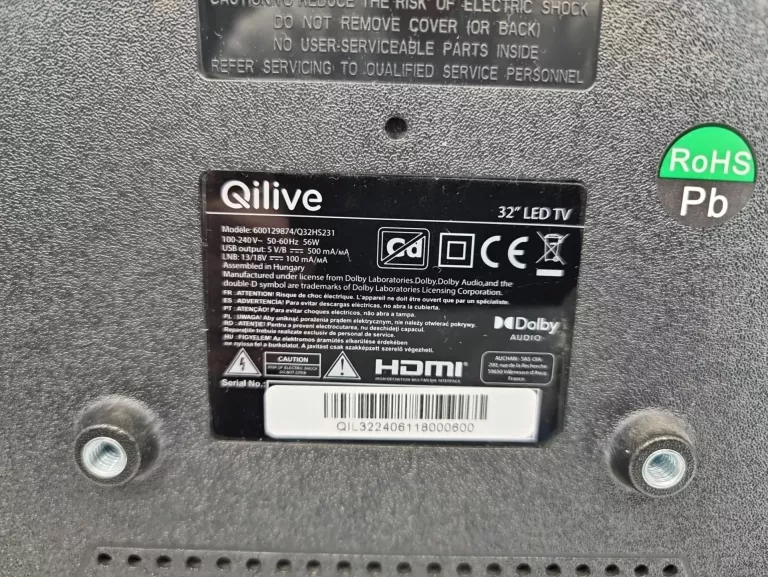 TELEWIZOR SMART TV QILIVE Q32HS231