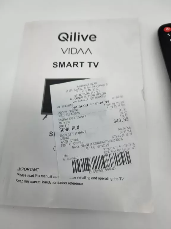 TELEWIZOR SMART TV QILIVE Q32HS231
