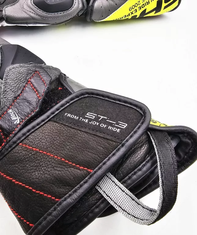 RĘKAWICE MOTOCYKLOWE SHIMA ST-3 FLUO / ROZMIAR M / 8.5