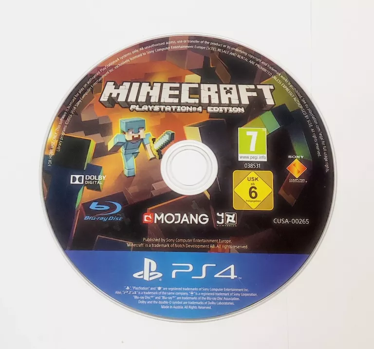 GRA PS4 MINECRAFT
