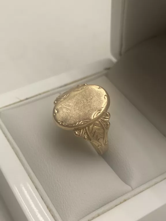 ZŁOTY MĘSKI SYGNET 583