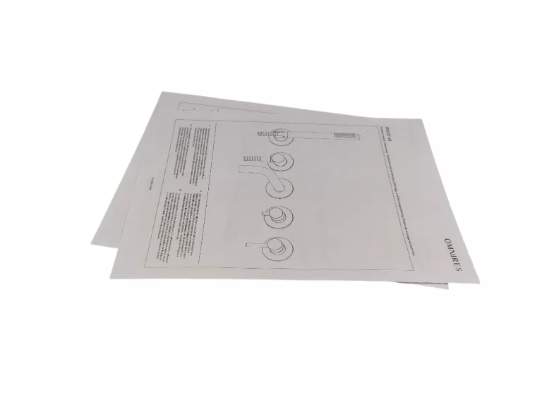 OMNIRES Y BATERIA WANNOWA PODTYNKOWA 5-OTWOROWA MIEDŹ SZCZOTKOWANA Y1237/1