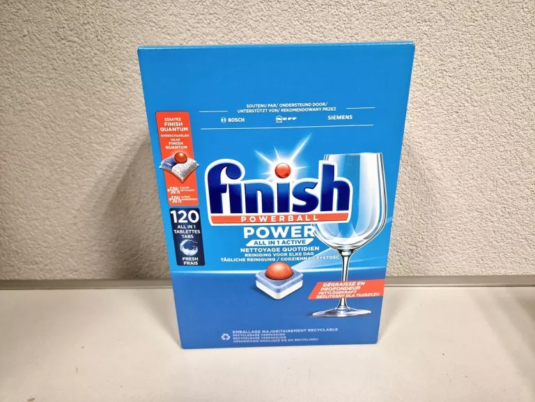 TABLETKI DO ZMYWARKI FINISH POWER 120 SZTUK