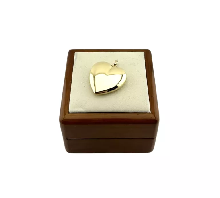 CUDOWNA ZŁOTA ZAWIESZKA SERCE | PRÓBA 585 4,01G