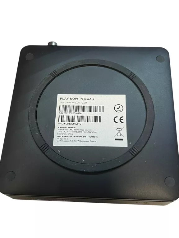 ODTWARZACZ SMART TV PLAY NOW TV BOX 2