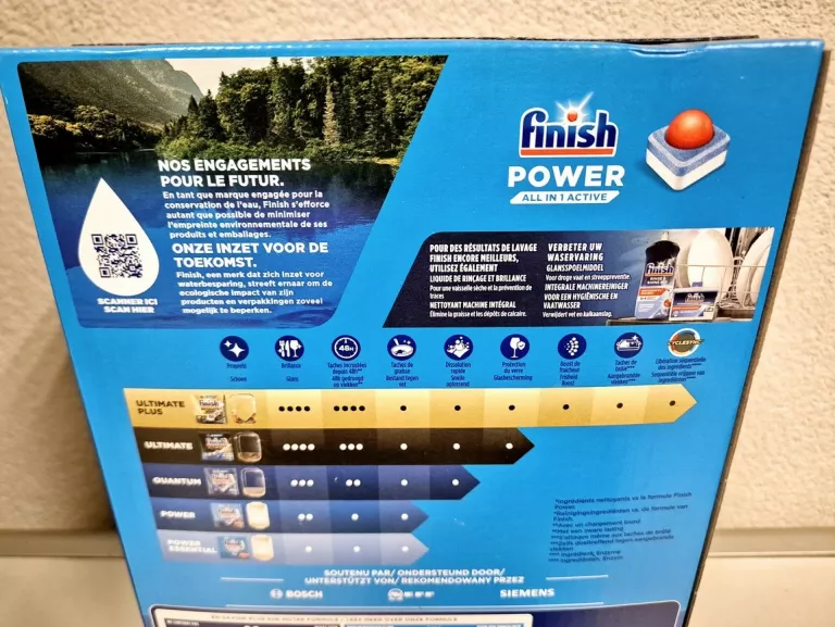 TABLETKI DO ZMYWARKI FINISH POWER 120 SZTUK