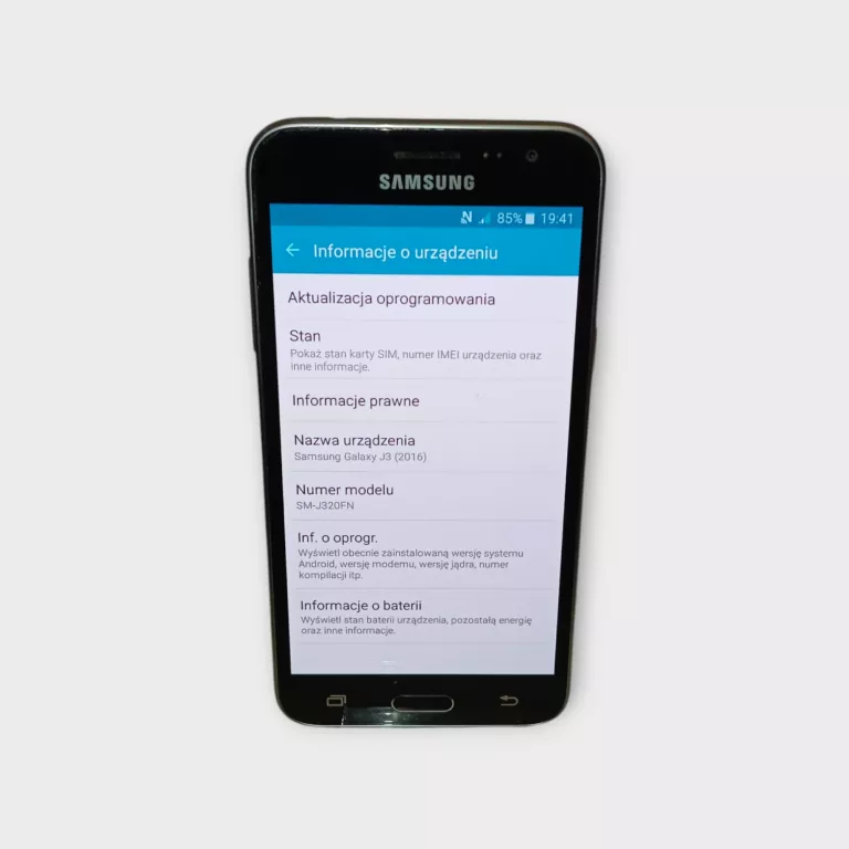 TELEFON SAMSUNG GALAXY J3 2016 SM-J320FN CZARNY