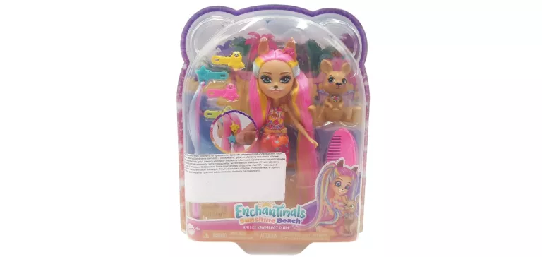 LALKA ENCHANTIMALS SUSNSHINE BEACH Z KANGURKIEM