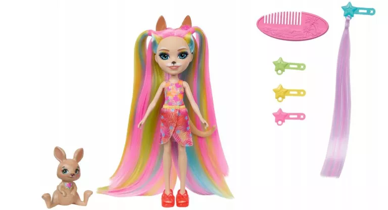 LALKA ENCHANTIMALS SUSNSHINE BEACH Z KANGURKIEM