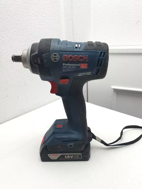 KLUCZ UDAROWY BOSCH GDS 18V-400 AKUMULATOR 1,5 AH
